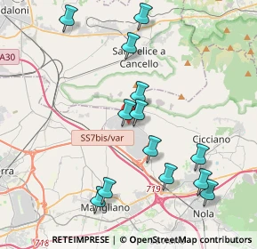 Mappa ZONA IND.LE ASI, 80035 Nola NA, Italia (4.46923)