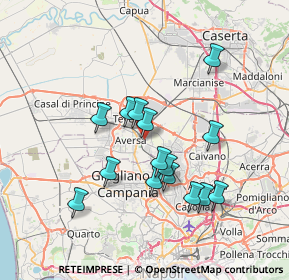 Mappa Via Madonna dell' Olio, 81031 Aversa CE, Italia (6.87067)