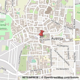 Mappa Piazza Francesco Crispi, 33, 81031 Aversa, Caserta (Campania)