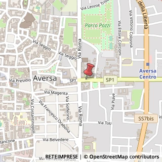 Mappa Via Giuseppe Garibaldi, 21, 81031 Aversa, Caserta (Campania)