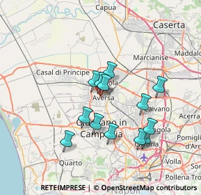 Mappa Via Gaio Crispo Sallustio, 81031 Aversa CE, Italia (6.55385)