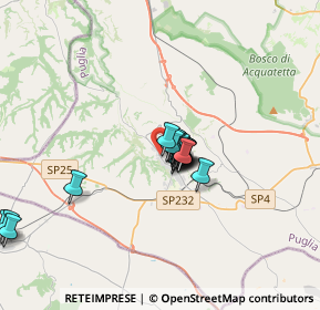 Mappa Via Traversa Pilone, 76014 Spinazzola BT, Italia (2.5645)