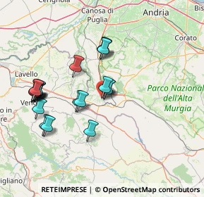 Mappa Via Traversa Pilone, 76014 Spinazzola BT, Italia (15.6005)