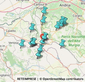 Mappa Via Traversa Pilone, 76014 Spinazzola BT, Italia (12.5355)