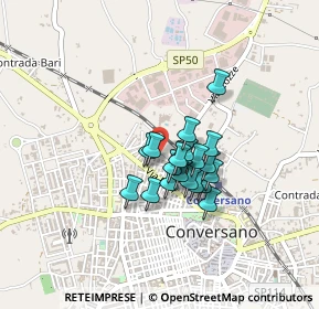 Mappa Via Luigi Lovecchio, 70014 Conversano BA, Italia (0.2945)