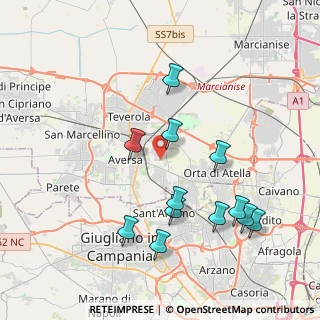 Mappa Via Giambattista Vico, 81030 Gricignano di Aversa CE, Italia (4.36083)