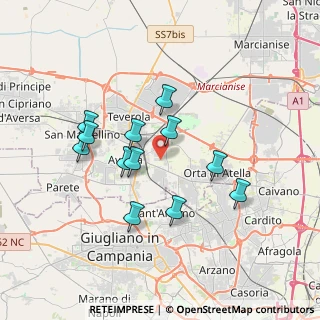 Mappa Via Giambattista Vico, 81030 Gricignano di Aversa CE, Italia (3.38)