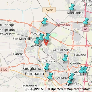 Mappa Via Giambattista Vico, 81030 Gricignano di Aversa CE, Italia (6.08538)