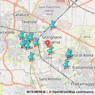 Mappa Via Giambattista Vico, 81030 Gricignano di Aversa CE, Italia (2.04833)