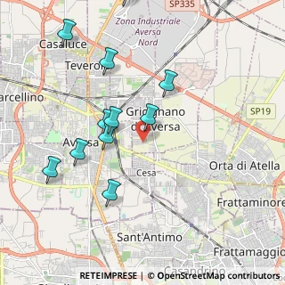 Mappa Via Giambattista Vico, 81030 Gricignano di Aversa CE, Italia (2.25182)