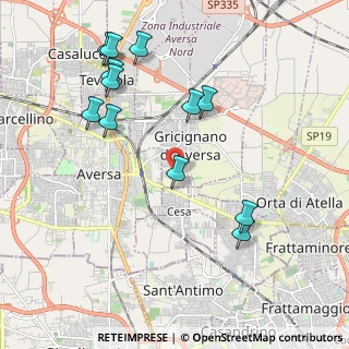 Mappa Via Giambattista Vico, 81030 Gricignano di Aversa CE, Italia (2.36583)