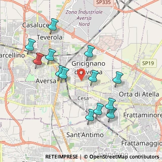 Mappa Via Giambattista Vico, 81030 Gricignano di Aversa CE, Italia (2.13462)