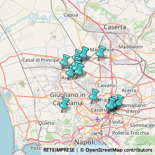Mappa Via Giambattista Vico, 81030 Gricignano di Aversa CE, Italia (6.2275)