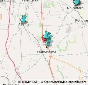 Mappa SS 100 Km 17.500, 70010 Casamassima BA, Italia (6.42188)