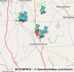 Mappa SS 100 Km 17.500, 70010 Casamassima BA, Italia (3.44273)