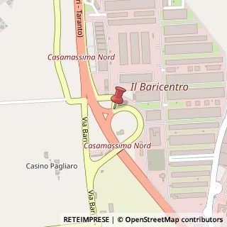 Mappa Km. 18, Strada Statale 100, Casamassima, BA 70010, 70010 Centri Commerc. Baricentro-Auchan BA, Italia, 70010 Casamassima, Bari (Puglia)
