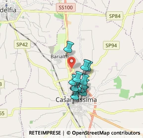 Mappa SS 100 Km 17.500, 70010 Casamassima BA, Italia (1.36)