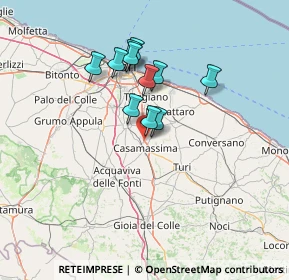 Mappa SS 100 Km 17.500, 70010 Casamassima BA, Italia (11.69636)