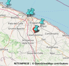 Mappa SS 100 Km 17.500, 70010 Casamassima BA, Italia (21.42091)