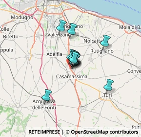 Mappa SS 100 Km 17.500, 70010 Casamassima BA, Italia (3.54857)