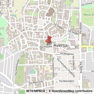 Mappa Via Presidio, 81031 Aversa, Caserta (Campania)