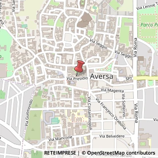 Mappa Via Presidio, 29, 81031 Aversa, Caserta (Campania)