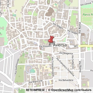 Mappa Via Presidio, 11, 81031 Aversa, Caserta (Campania)