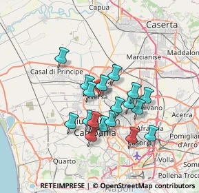 Mappa Via Armando Diaz, 81100 Caserta CE, Italia (6.14556)