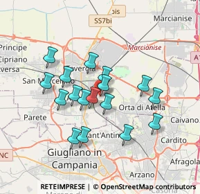 Mappa Via Dott Carmine Della Gatta, 81030 Gricignano di Aversa CE, Italia (3.19765)