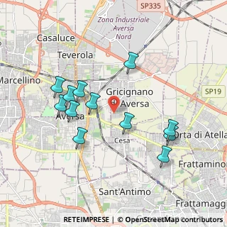 Mappa Via Dott Carmine Della Gatta, 81030 Gricignano di Aversa CE, Italia (1.98833)