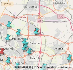 Mappa SS7bis, 80023 Caivano NA, Italia (6.65214)