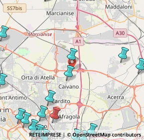 Mappa SS7bis, 80023 Caivano NA, Italia (7.4375)