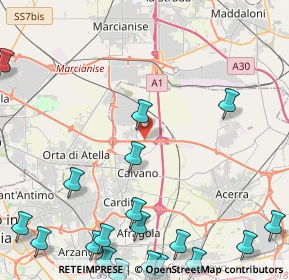 Mappa SS7bis, 80023 Caivano NA, Italia (7.1635)