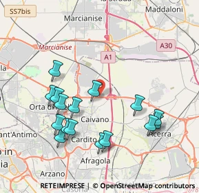 Mappa SS7bis, 80023 Caivano NA, Italia (4.3225)