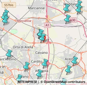 Mappa SS7bis, 80023 Caivano NA, Italia (6.54944)