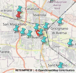 Mappa 81030 Aversa CE, Italia (2.22615)