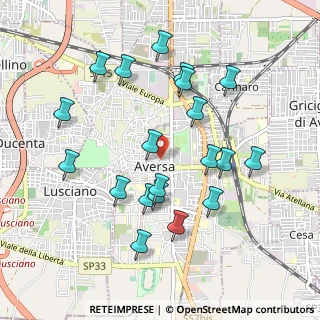 Mappa 81030 Aversa CE, Italia (1.047)