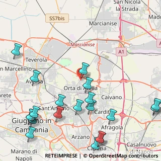 Mappa Via Alicia Higgins, 81030 Orta di Atella CE, Italia (6.2865)