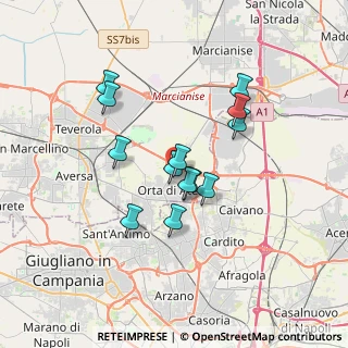 Mappa Via Alicia Higgins, 81030 Orta di Atella CE, Italia (3.06077)