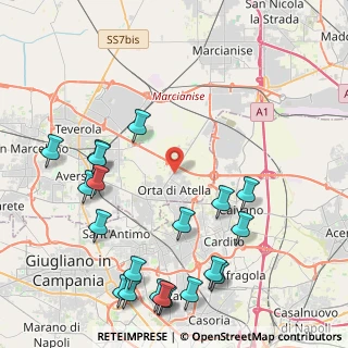Mappa Via Alicia Higgins, 81030 Orta di Atella CE, Italia (5.735)