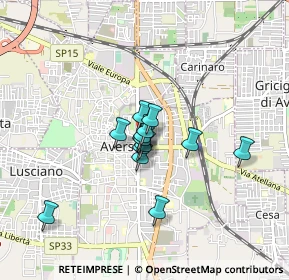 Mappa Via Gaetano Andreozzi, 81031 Aversa CE, Italia (0.56071)