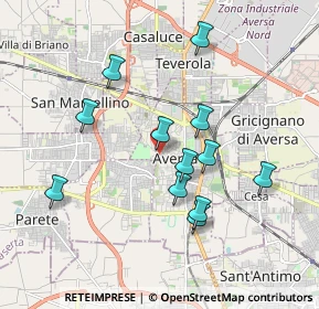 Mappa Strada Cesare Golia, 81031 Aversa CE, Italia (1.85583)