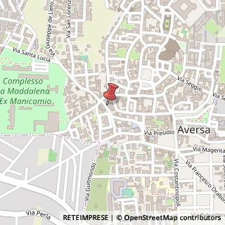Mappa Via M. de Chiara, 27, 81031 Aversa, Caserta (Campania)