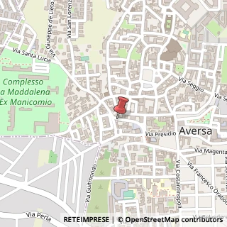 Mappa Via Michele de Chiara, 6, 81031 Aversa, Caserta (Campania)