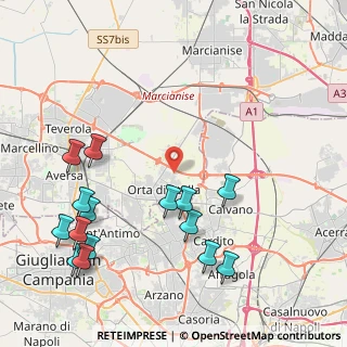 Mappa Via Alessandro Lampitelli, 81030 Orta di Atella CE, Italia (5.47133)