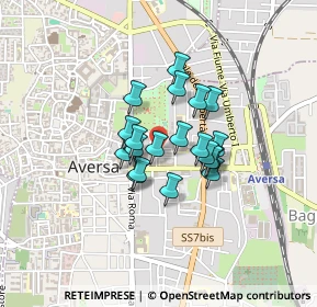 Mappa Via Gaetano Donizetti, 81031 Aversa CE, Italia (0.296)