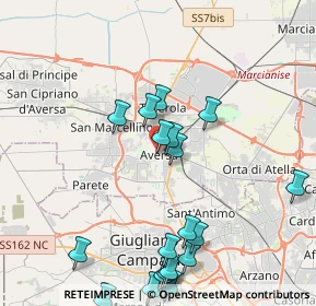 Mappa Via Principe Amedeo, 81031 Aversa CE, Italia (5.2455)