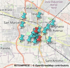 Mappa Via Vittorio Veneto, 81031 Aversa CE, Italia (1.20263)