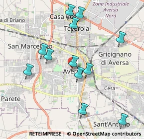 Mappa Via Principe Amedeo, 81031 Aversa CE, Italia (2.17833)