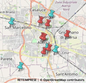 Mappa Via Vittorio Veneto, 81031 Aversa CE, Italia (1.69583)